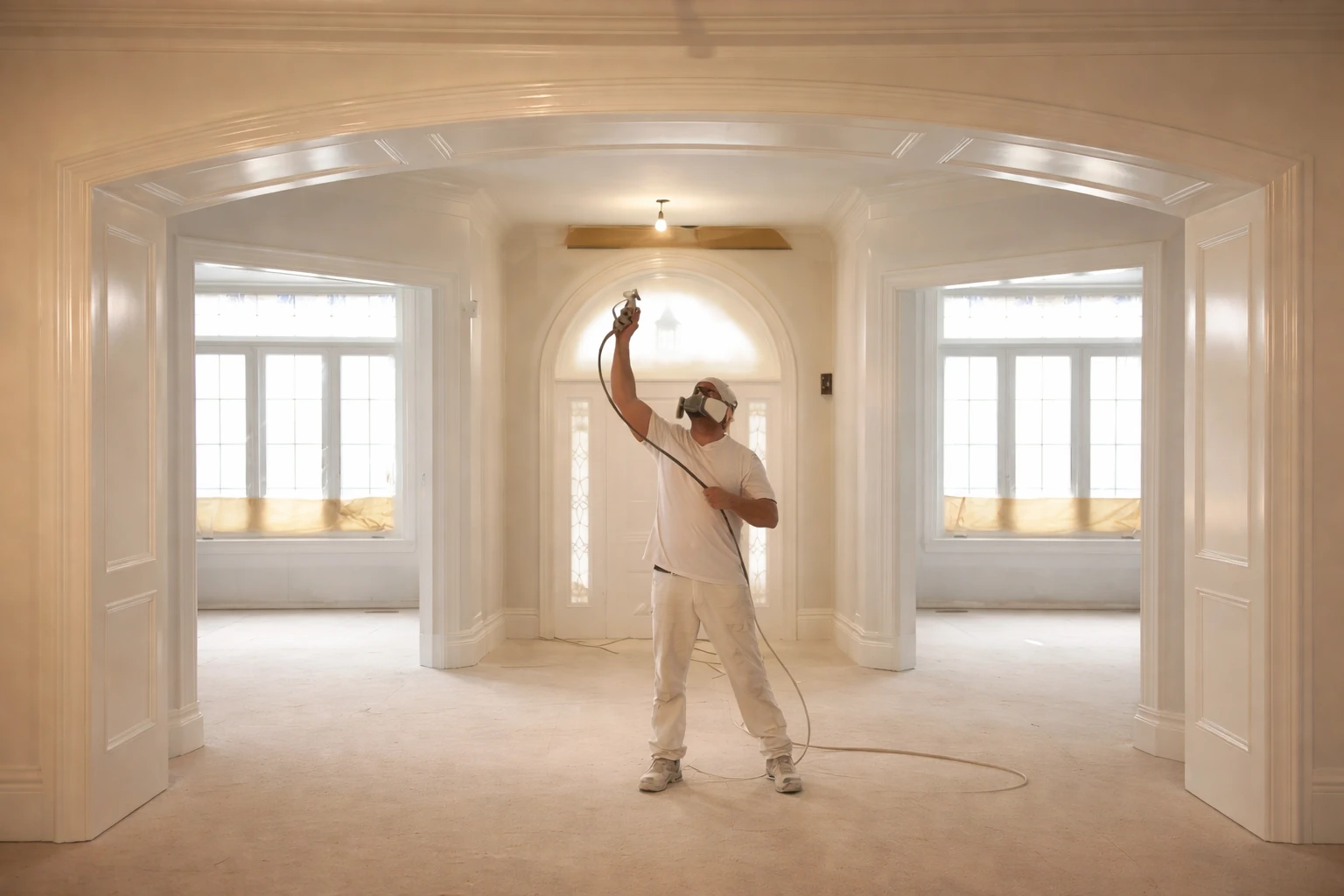 Beautifully finished luxury living room by Boss Painting